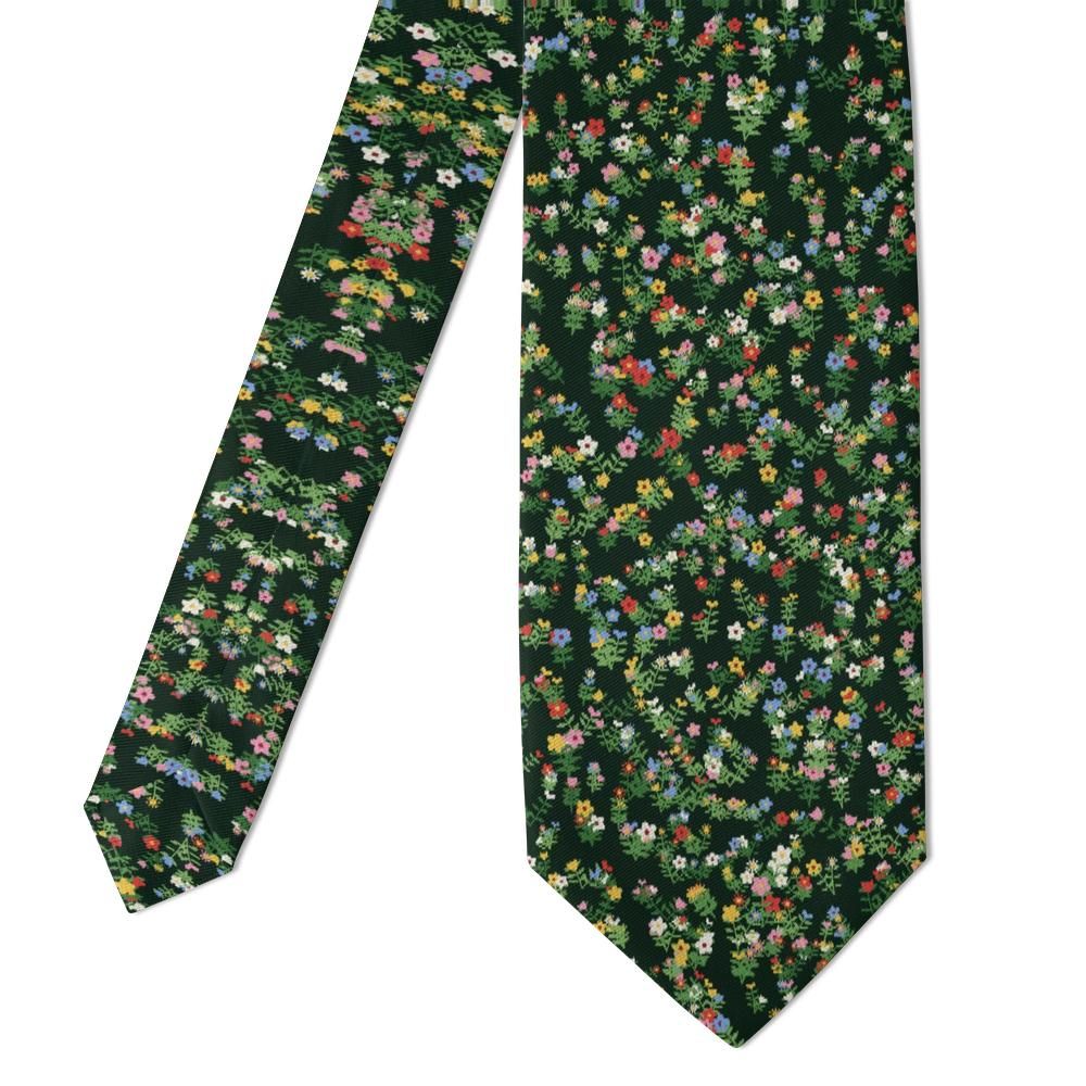 Rud - Forest Green Millefleur Tapestry Tie – Castle Meadow