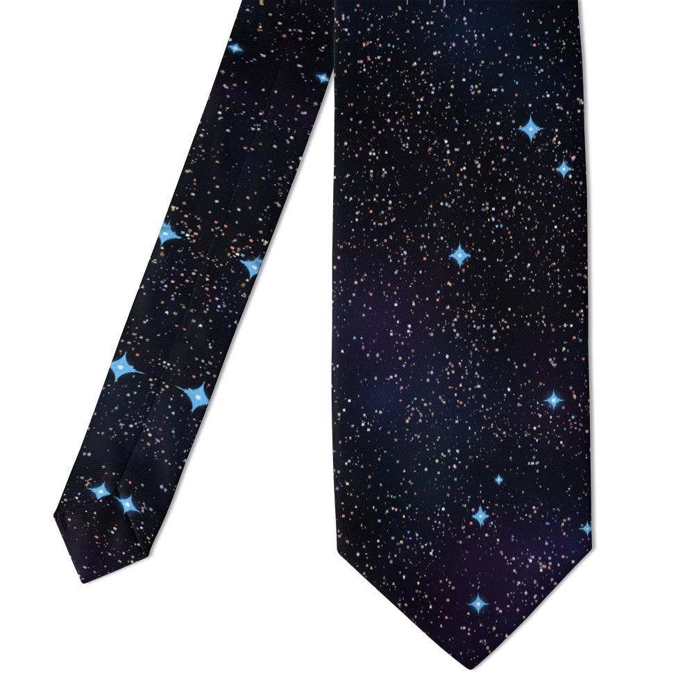 Danneskiold - Black & Blue Starfield Galaxy Tie – Deep Space