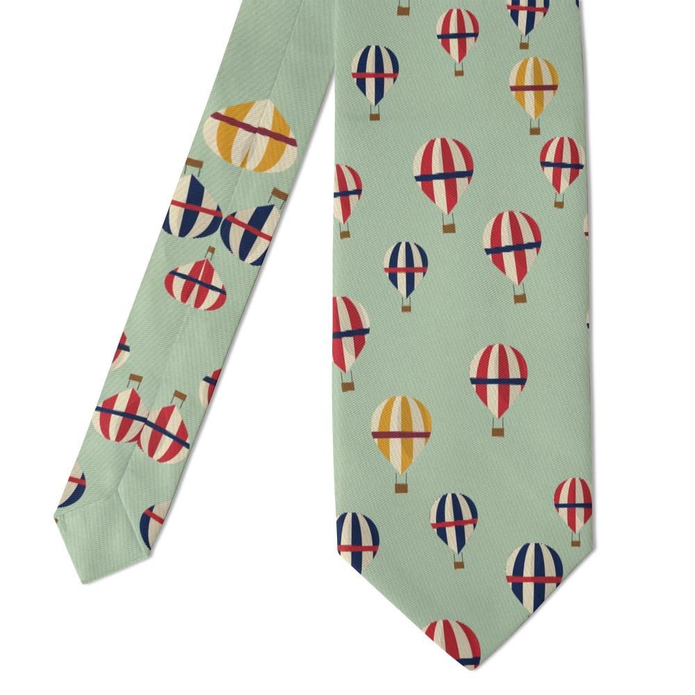 Thun - Sage Hot Air Balloon Tie – Countryside Drift