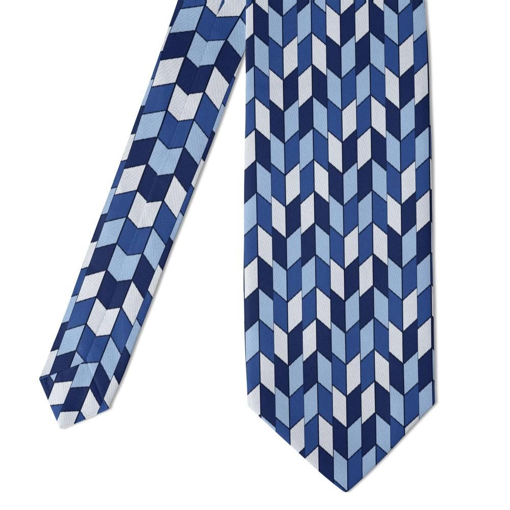 Marsvin - Navy & Sky Arrow Feather Tie – Archer’s Flight