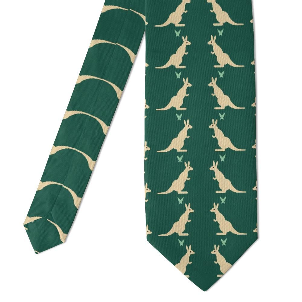 Rechberg - Green & Sand Kangaroo Tie – Bush Hop