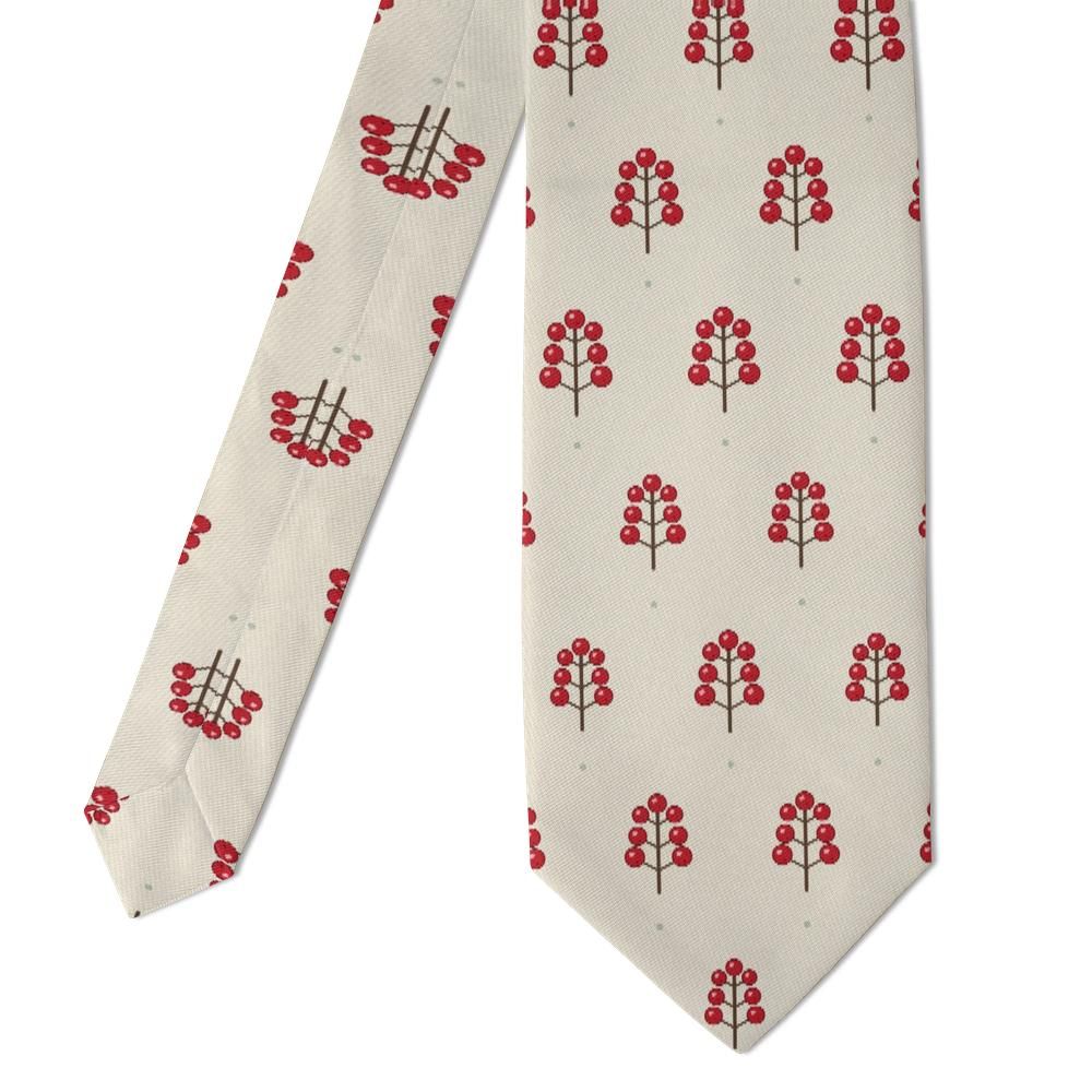 De Geer - Cream Winterberry Tie – First Frost