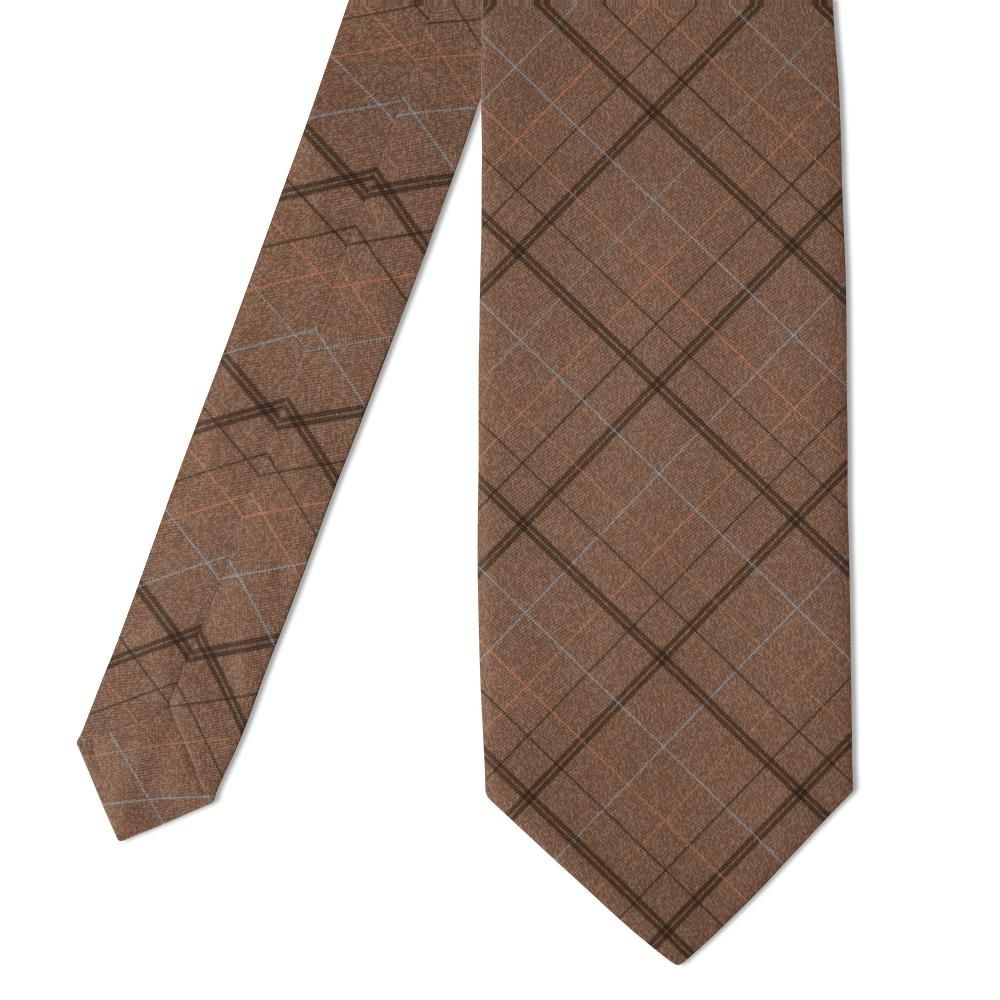 Capece - Brown Heather Plaid Tie – Country Tweed