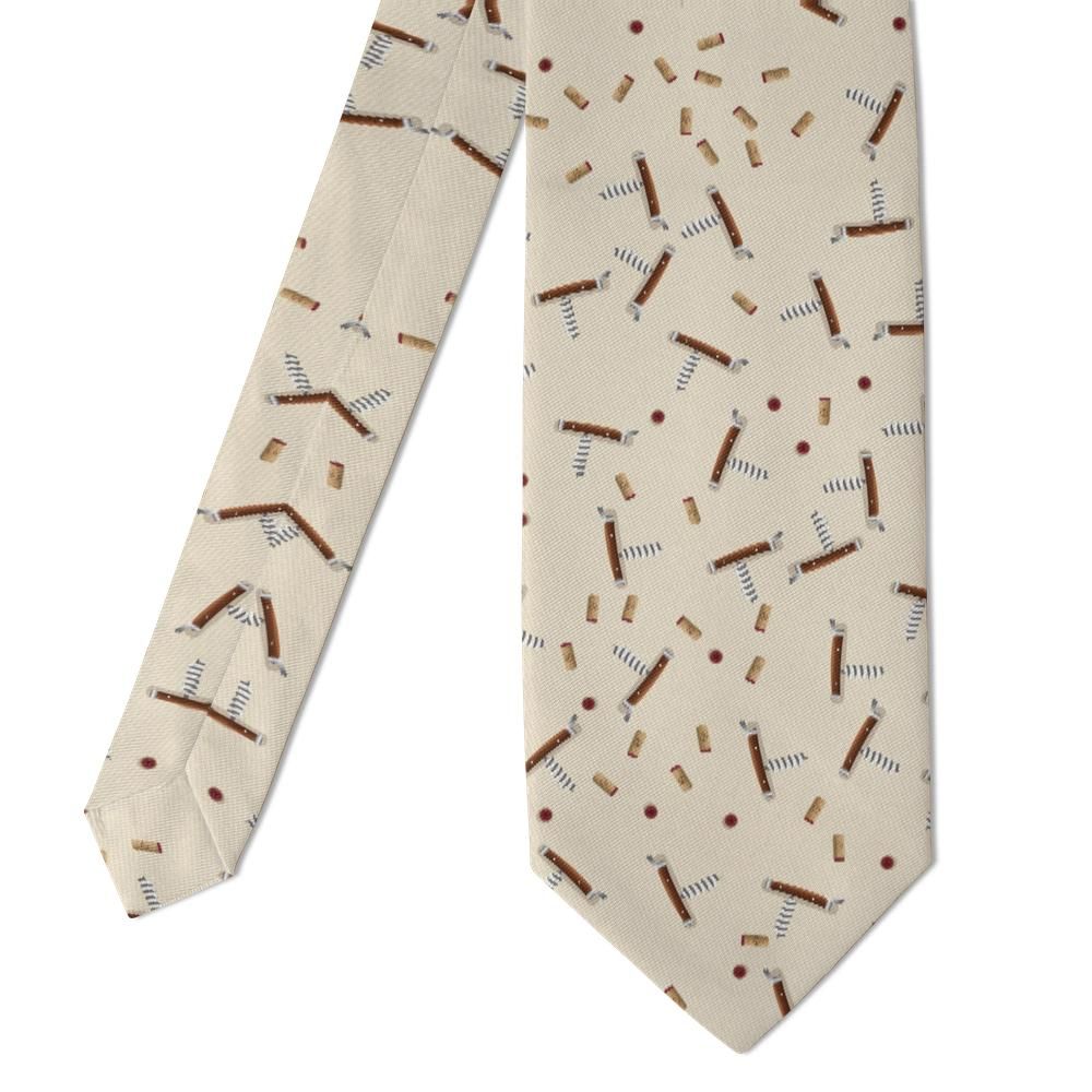 Stubenberg - Cream Corkscrew & Cork Tie – Light-Hearted Wine-Country Style