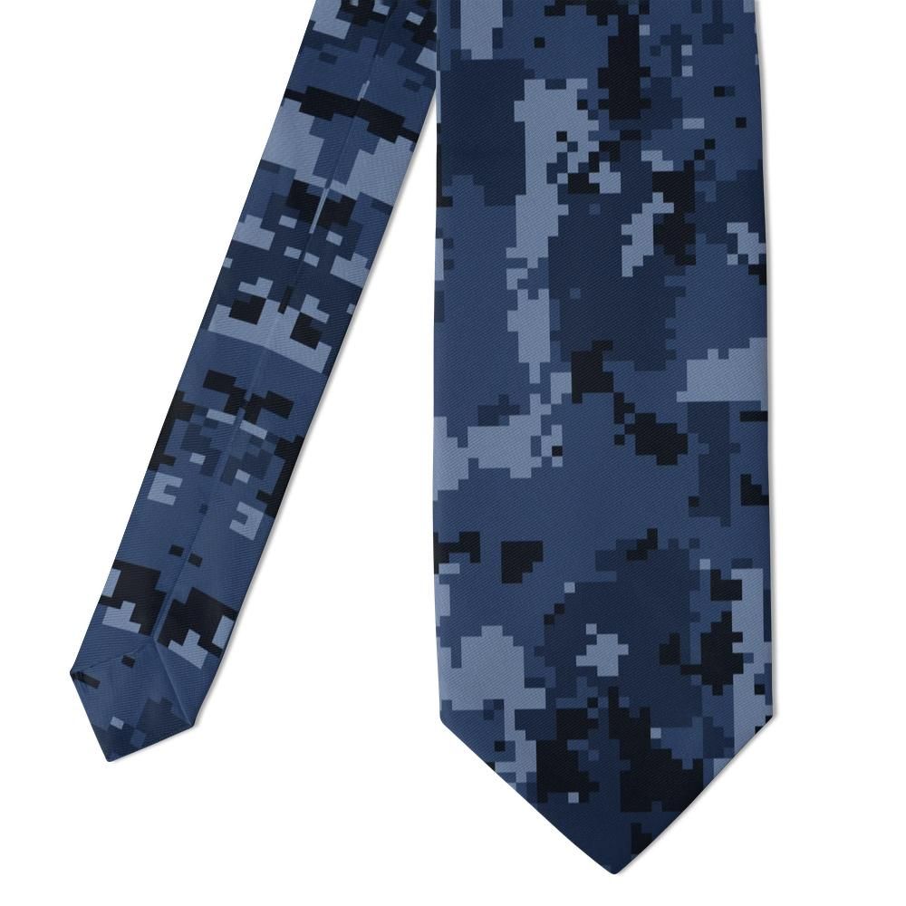 Gneisenau - Navy & Blue Digital Camo Tie – Fleet Command