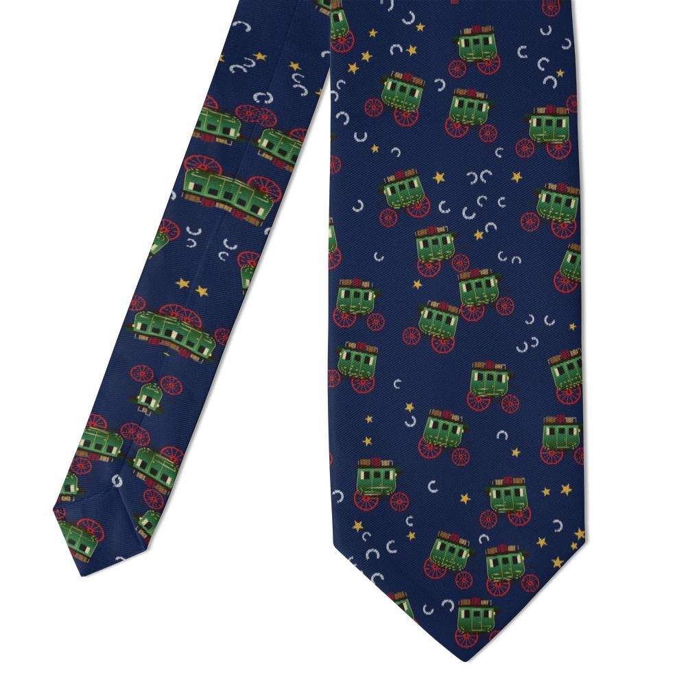 Kalinowski - Navy Stagecoach Tie – Night Coach