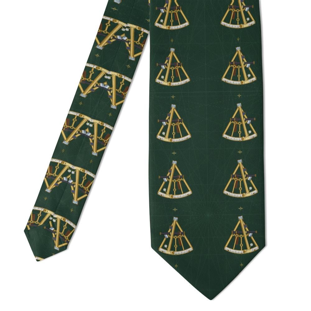 Palffy - Forest & Brass Sextant Tie – Quarterdeck