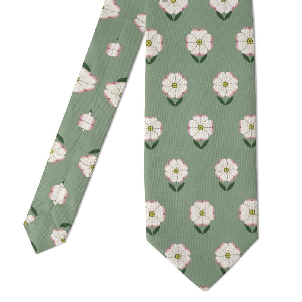 Rosenstolpe - Sage Dogwood Blossom Tie – Garden Party Ready