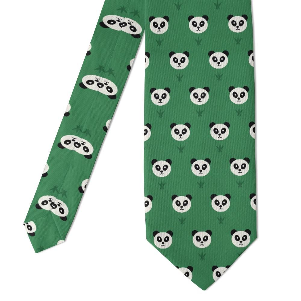 Waldeck - Green & White Panda Tie – Bamboo Grove