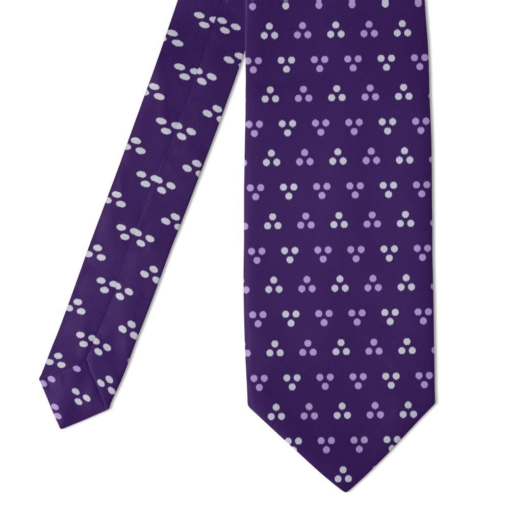 Taube - Purple Trio Dot Tie – Royal Trinity