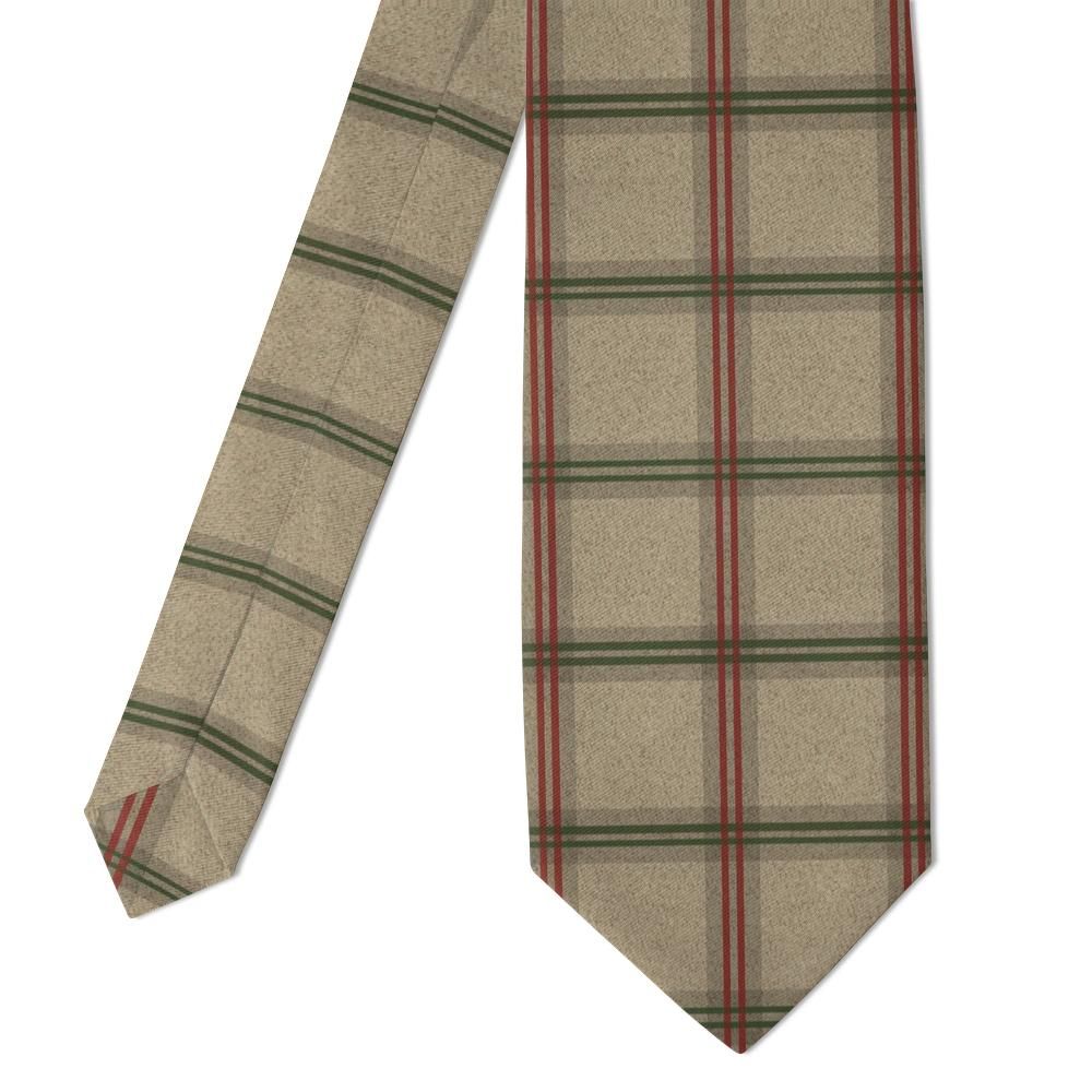 Törnflycht - Oatmeal Deerstalker Check Tie – Grouse Moor