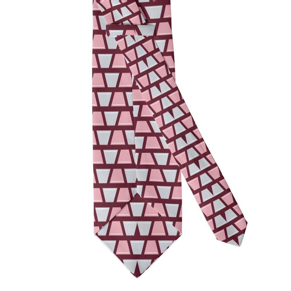 Teleki - Burgundy & Rose Keystone Tie – Evening Arch