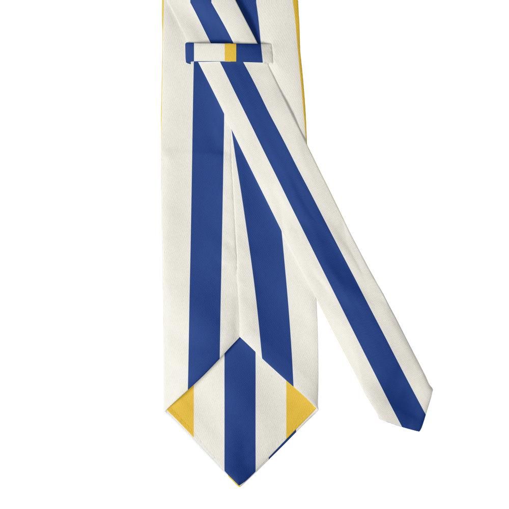 Isenburg - Navy & Yellow Cabana Stripe Tie – Riviera Morning