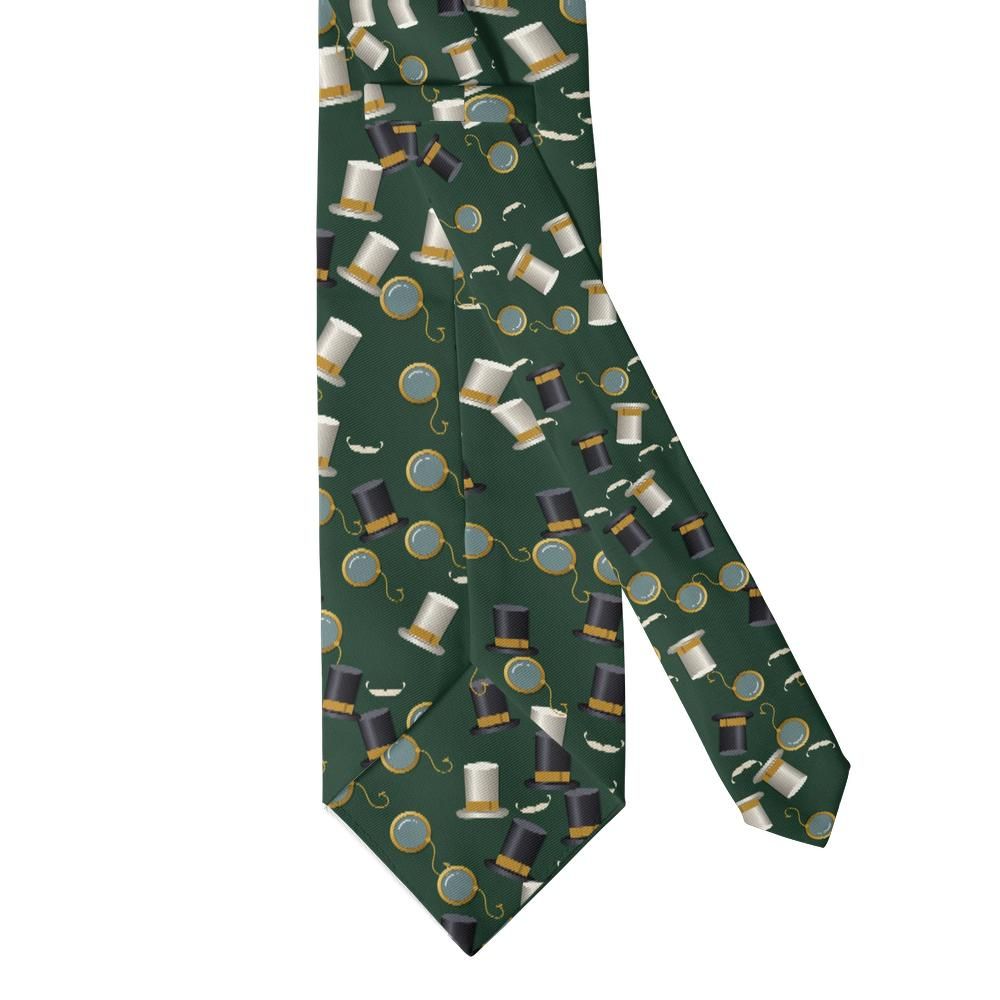 Zbaraski - Racing Green Monocle & Top Hat Tie – Club Room