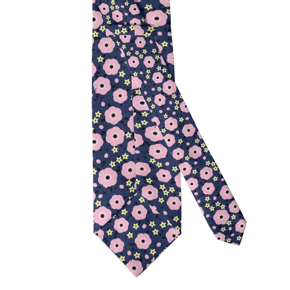 Karolyi - Navy & Pink Meadow Blossom Tie – Starlit Meadow