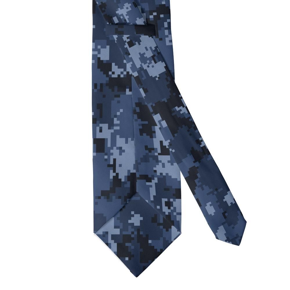 Gneisenau - Navy & Blue Digital Camo Tie – Fleet Command