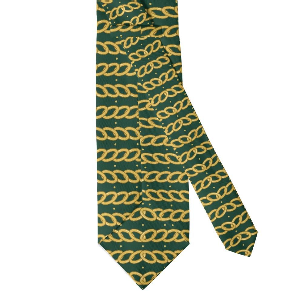 Hoyos - Forest & Gold Curb Chain Tie – Club Night