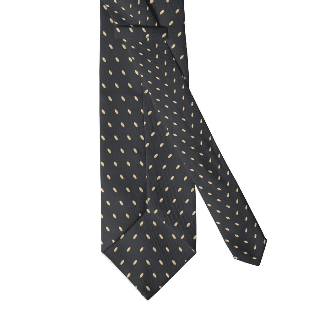Bonde - Charcoal Seed Dot Tie – Harvest Field