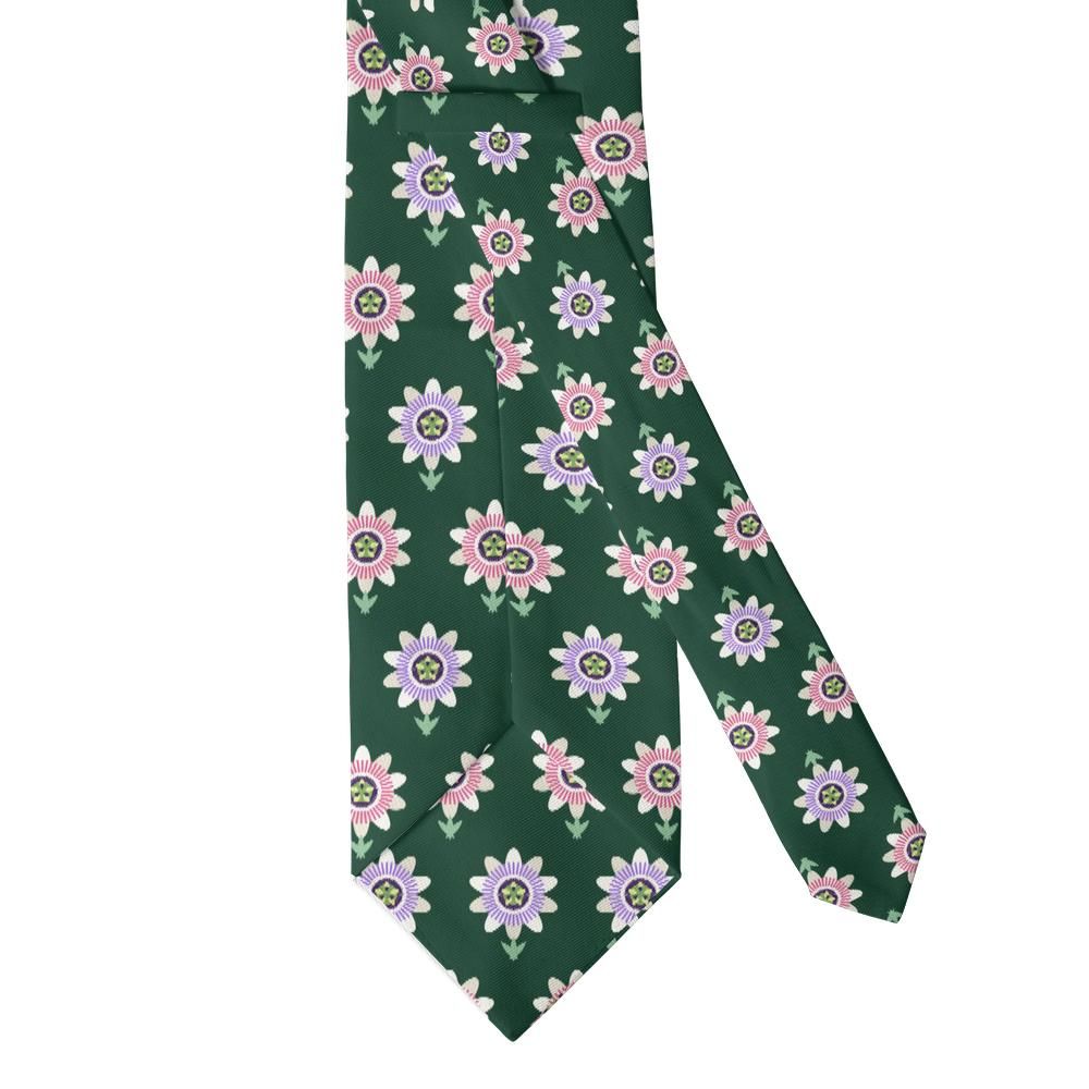 Breuner - Forest & Ivory Passionflower Tie – Glasshouse
