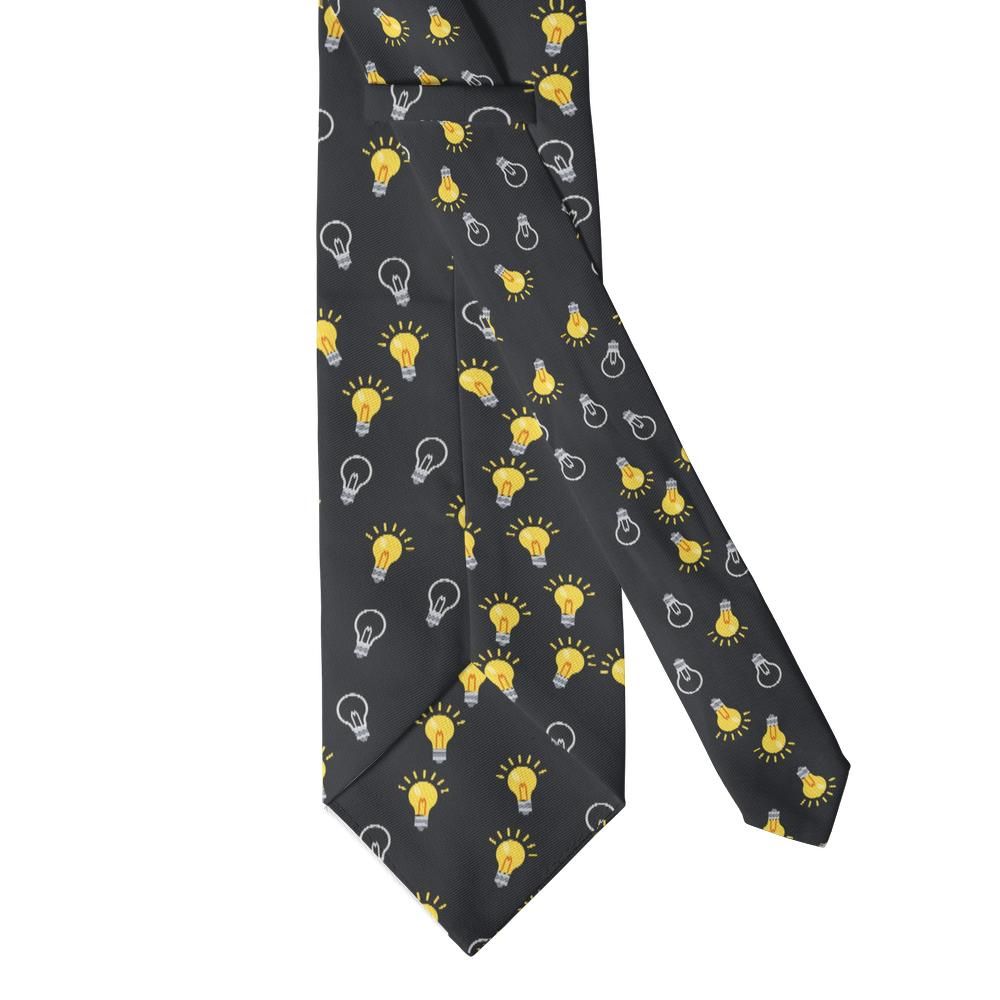 Scavenius - Charcoal Light Bulb Tie – Eureka Moment
