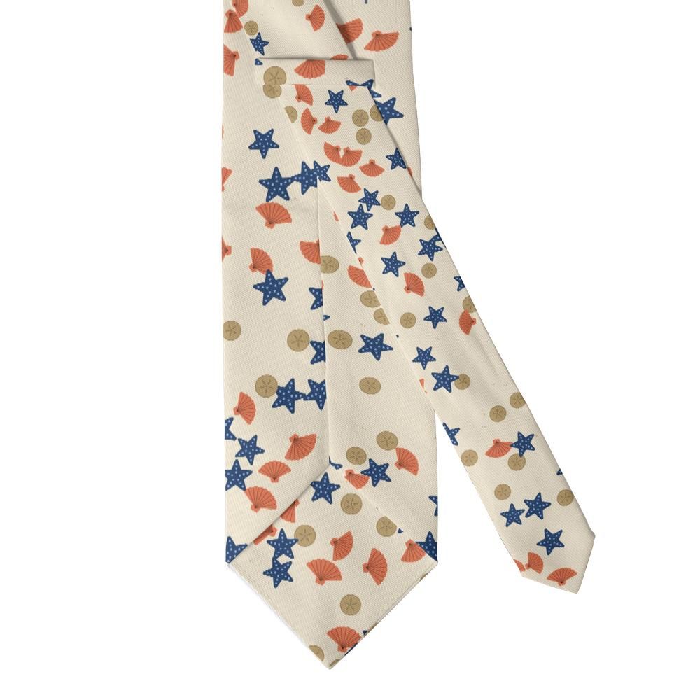 Heemskerck - Sand & Coral Seashell Tie – Beachcomber’s Treasure