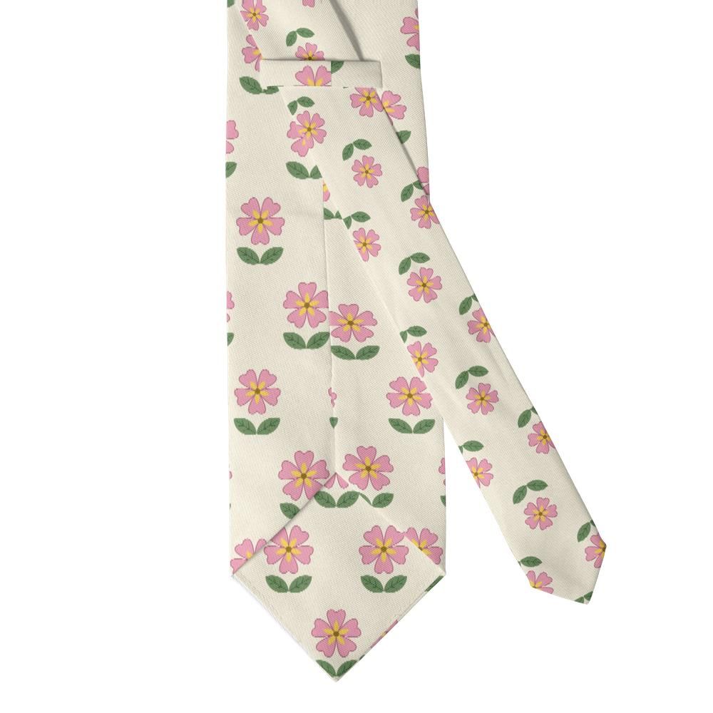 Stjernvall - Cream & Pink Primrose Tie – Cottage Garden