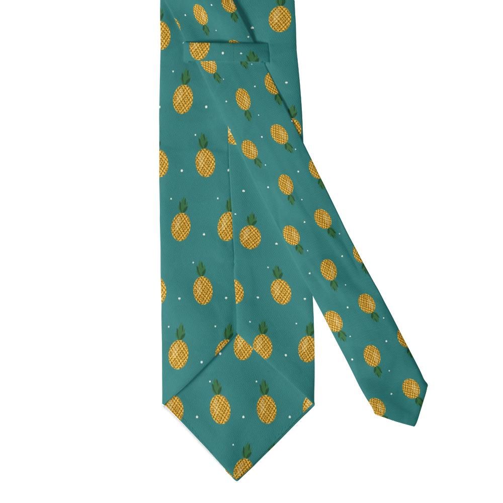 Raben - Teal & Gold Pineapple Tie – Summer Resort