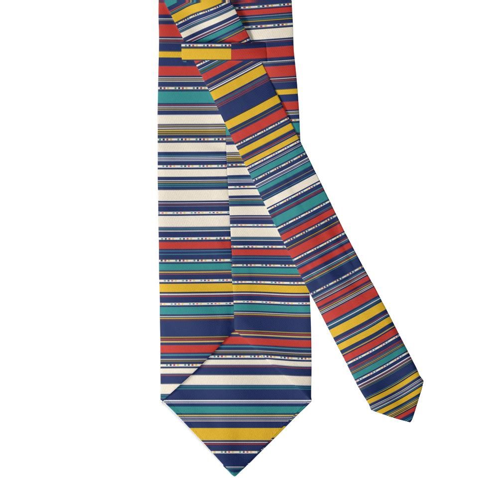 Viffert - Navy Multicolor Bayadere Stripe Tie – Riviera Bands