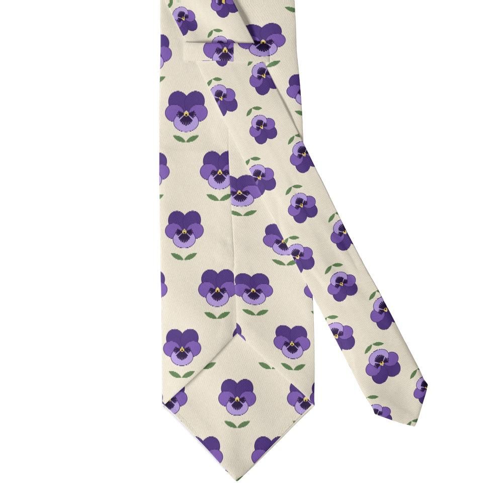Frölich - Cream Pansy Tie – Spring Morning