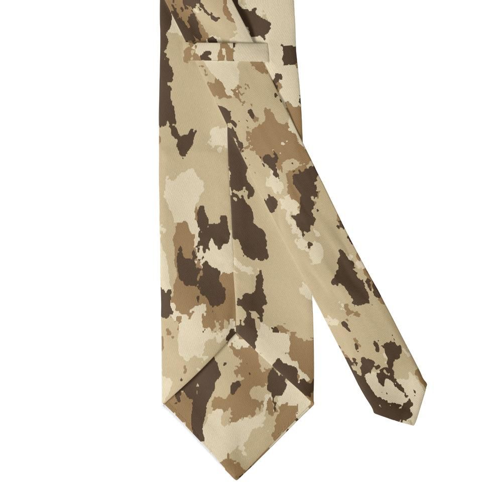 Radetzky - Sand & Brown Woodland Camo Tie – Desert Campaign