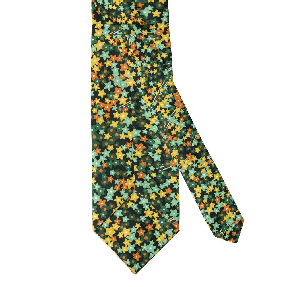 de Castelnau - Forest & Saffron Floral Tie – Provencal Meadow