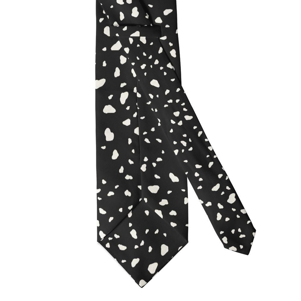 Munthe - Black & White Dalmatian Spot Tie – Evening Spots