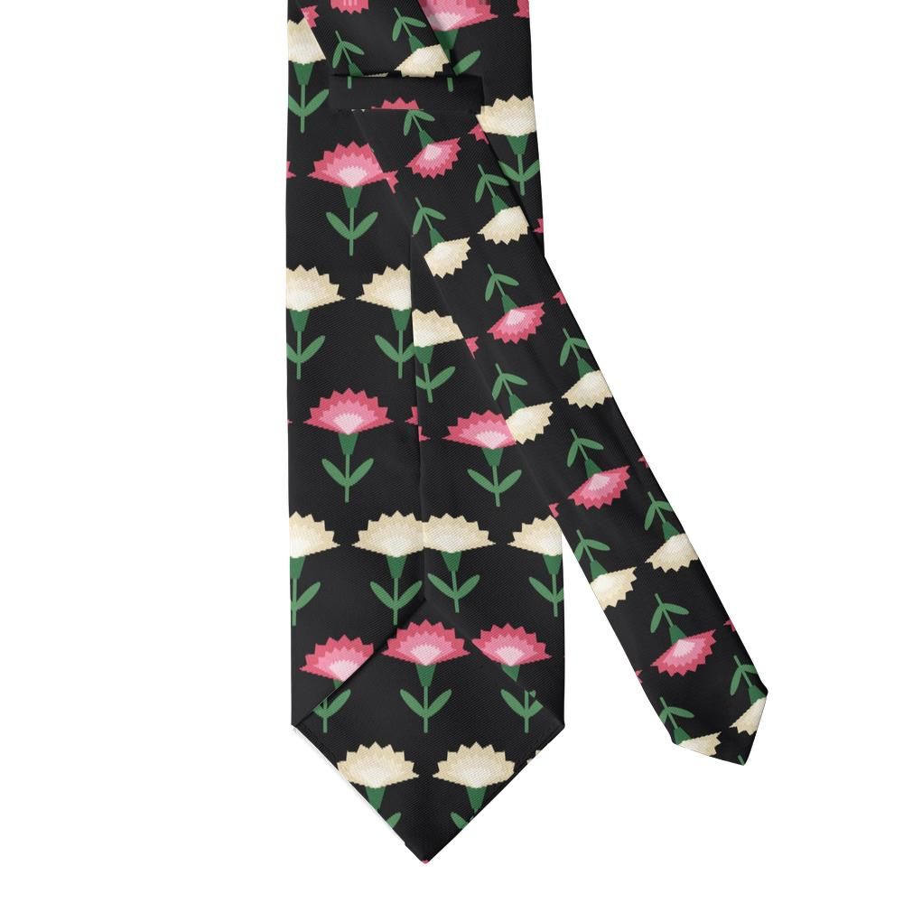 Reuss - Black & Pink Carnation Tie – Opera Night