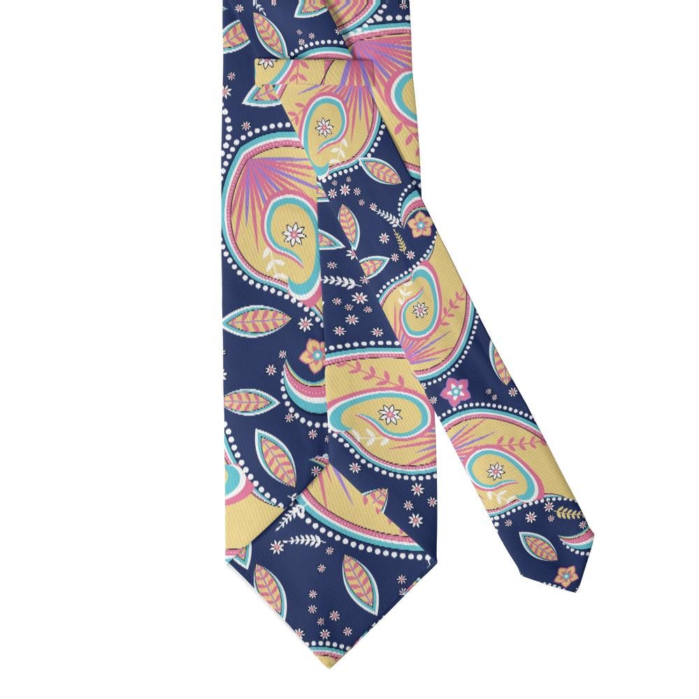 Zichy - Midnight & Rose Fern Paisley Tie – Budapest Nocturne
