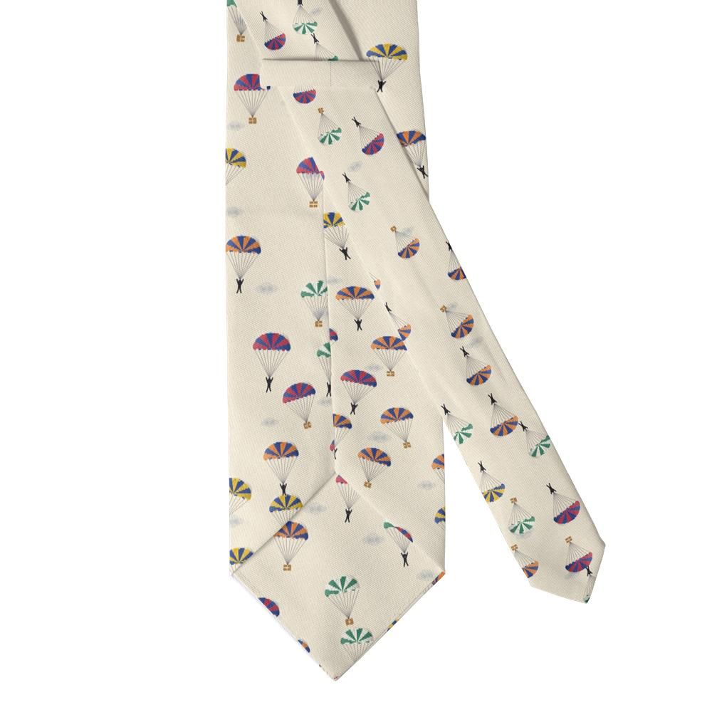 Massalski - Cream Parachute Tie – Vintage Airdrop Charm