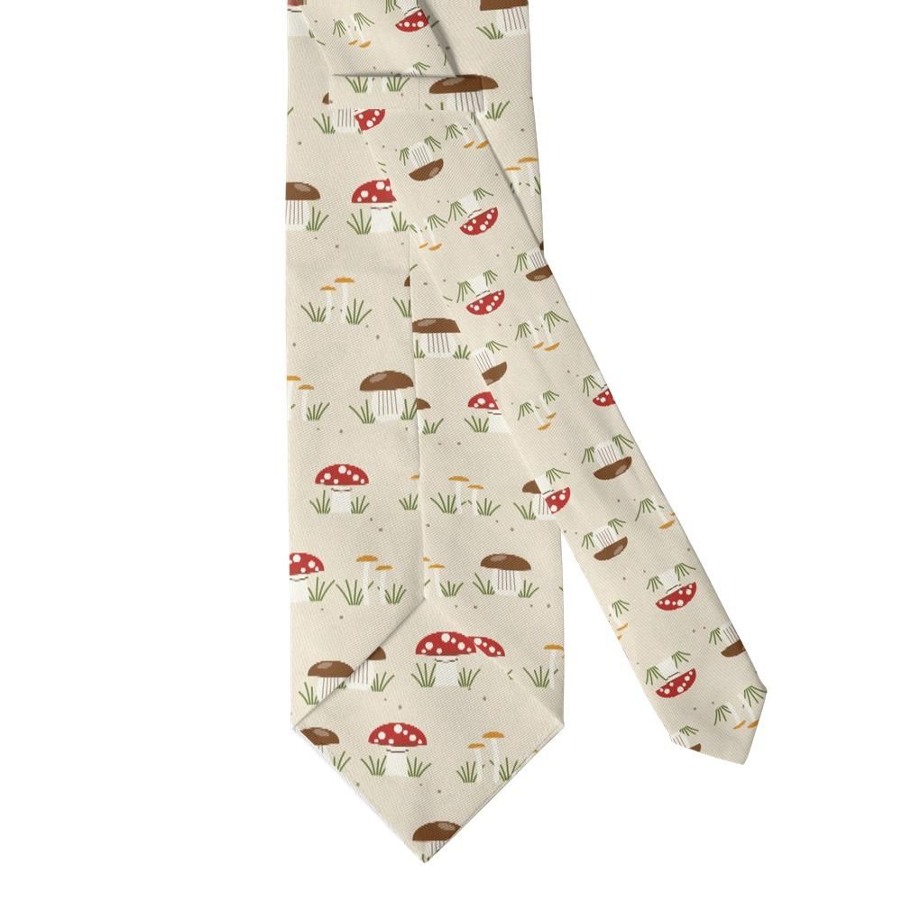 Hvitfeldt - Cream & Red Mushroom Tie – Cottage Forest Floor