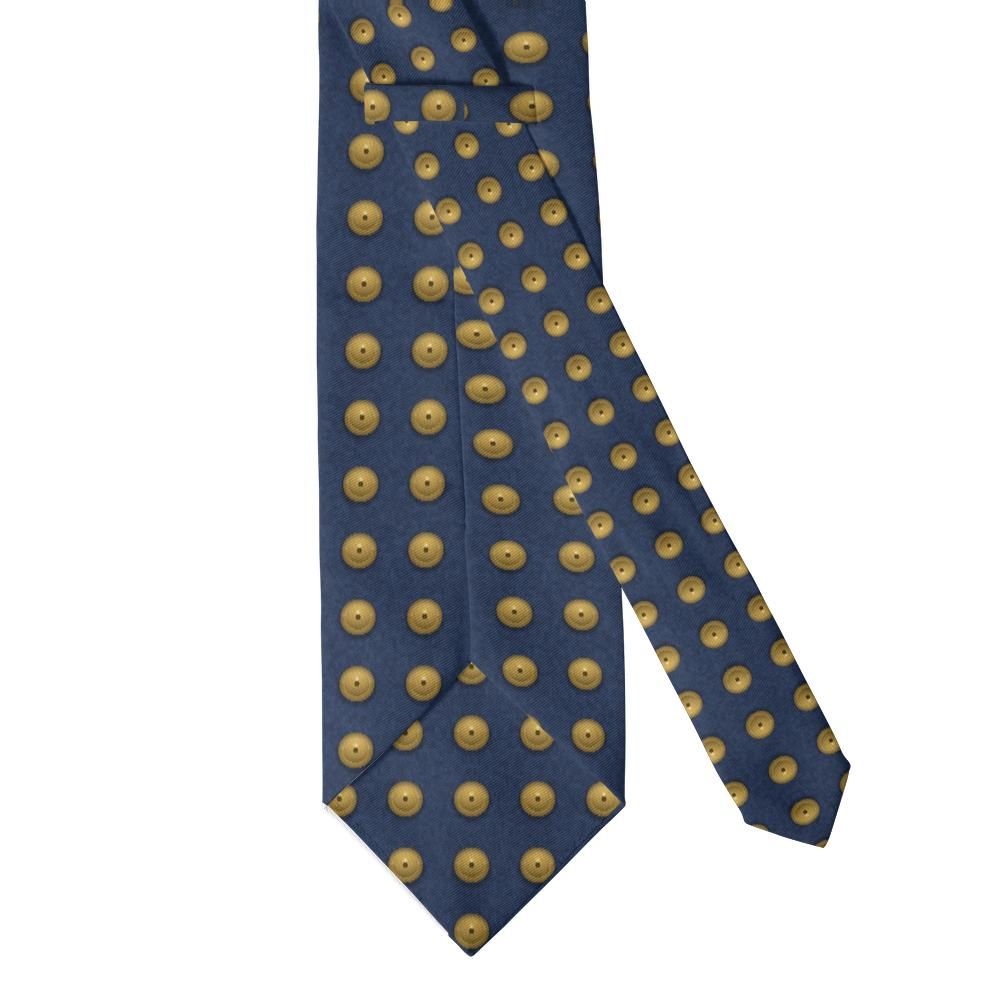 Rosenblad - Indigo & Brass Rivet Dot Tie – Denim Workshop
