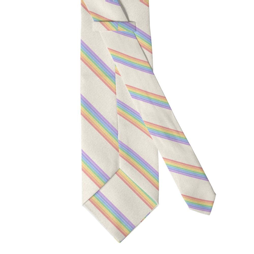 Stiernstedt - Pastel Rainbow Stripe Tie – Spring Garden