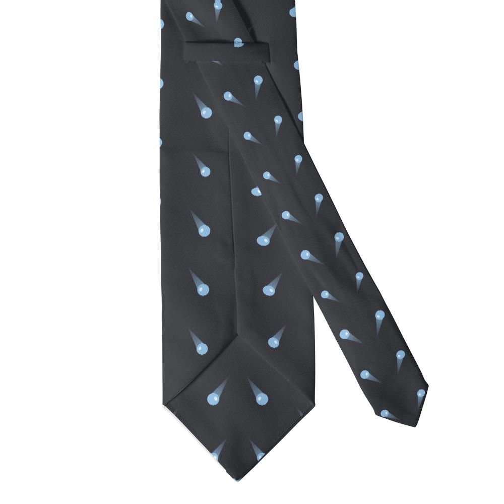 Aminoff - Charcoal & Sky Comet Dot Tie – Night Shift