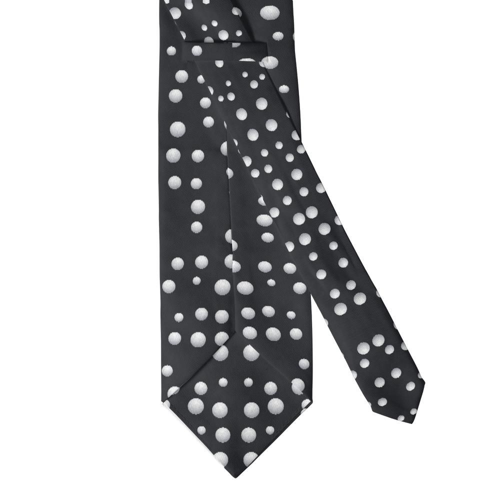 Silfverschiöld - Charcoal Hailstone Dot Tie – Mountain Pass