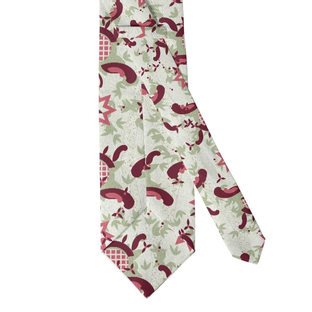 Sternberg - Sage & Burgundy Pomegranate Floral Tie – Castle Orchard