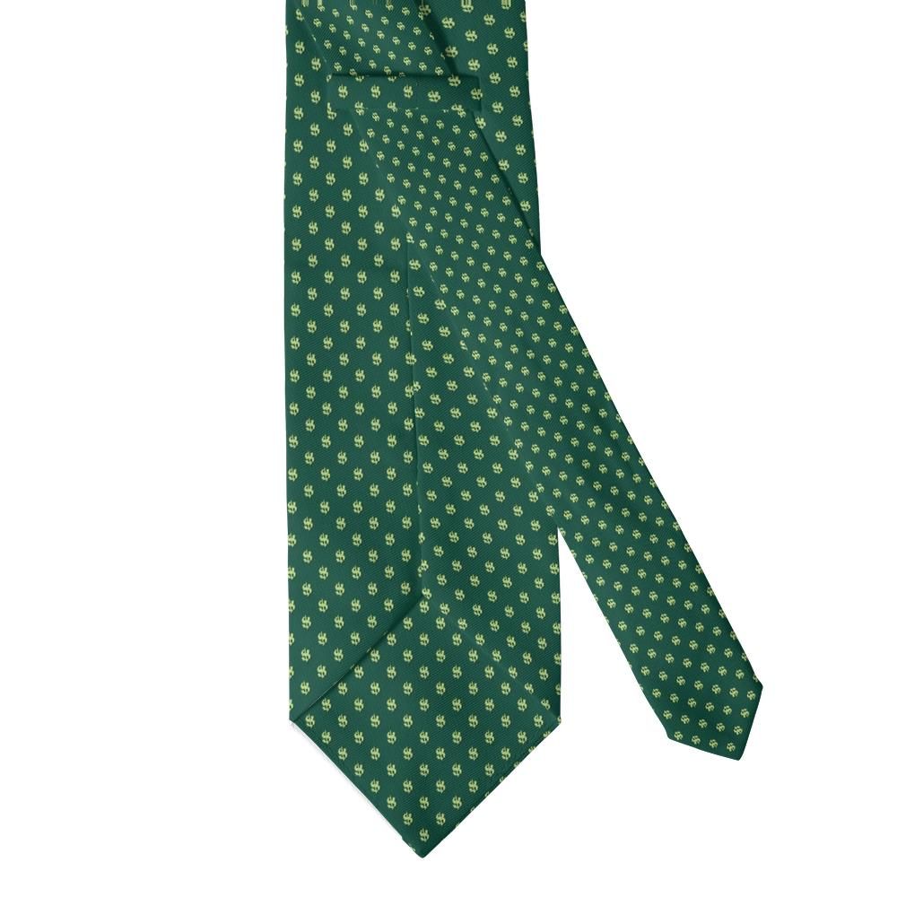 Reedtz - Forest Green & Lime Dollar Sign Tie – Money Talks