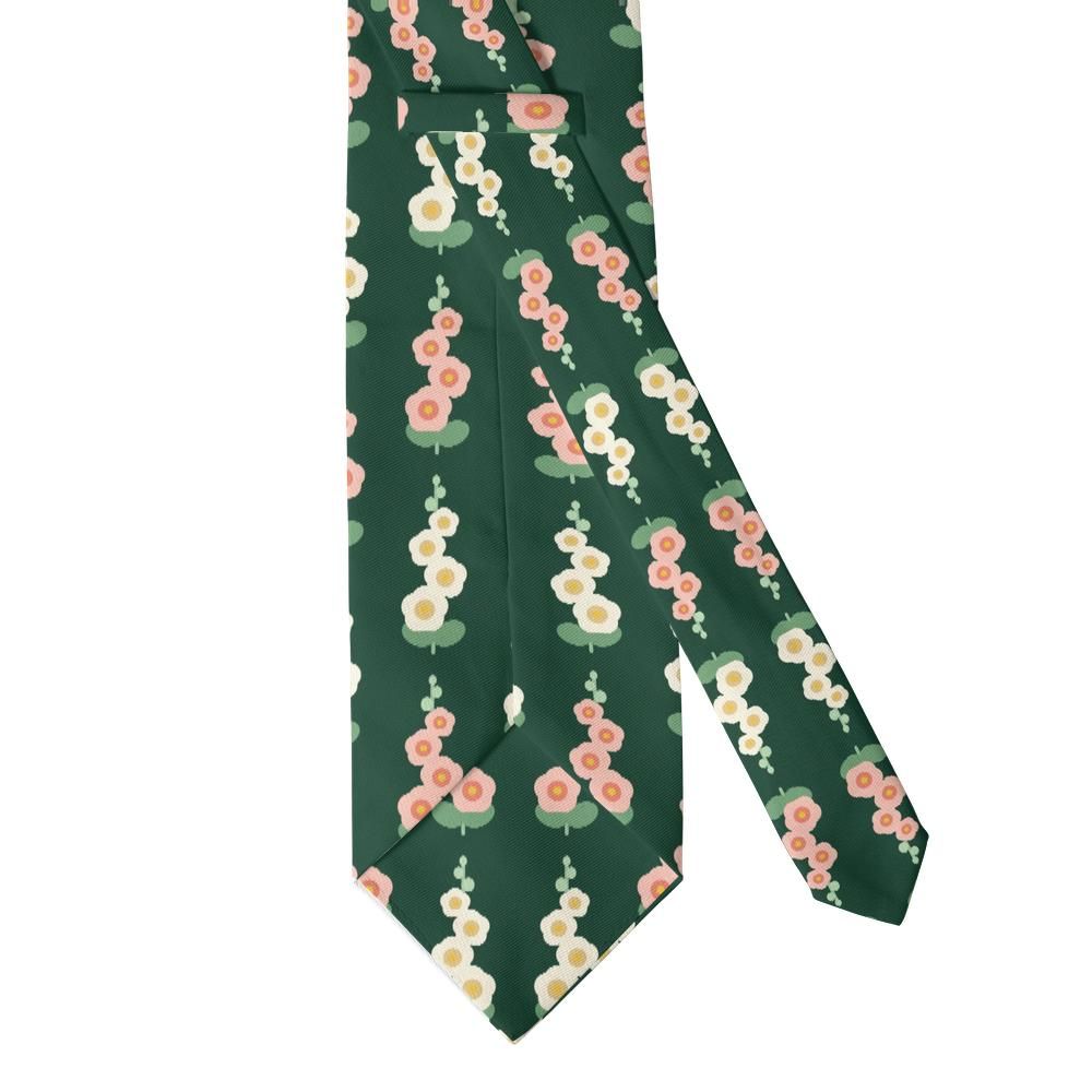 Hohenberg - Forest & Cream Hollyhock Tie – Garden Gate
