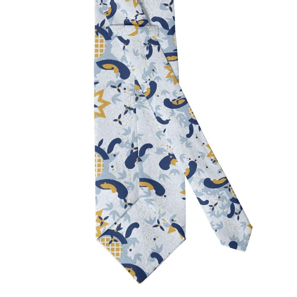 Sternberg - Sky & Navy Pomegranate Floral Tie – Moravian Morning