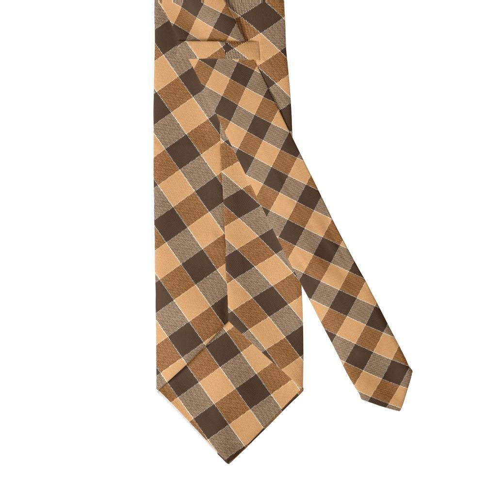 Parsberg - Brown & Orange Checkered Tie – Harvest Market