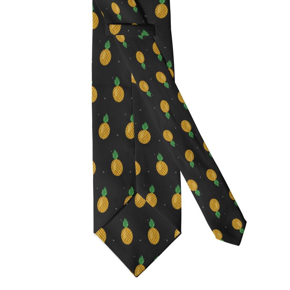 Raben - Black & Gold Pineapple Tie – Island Nights