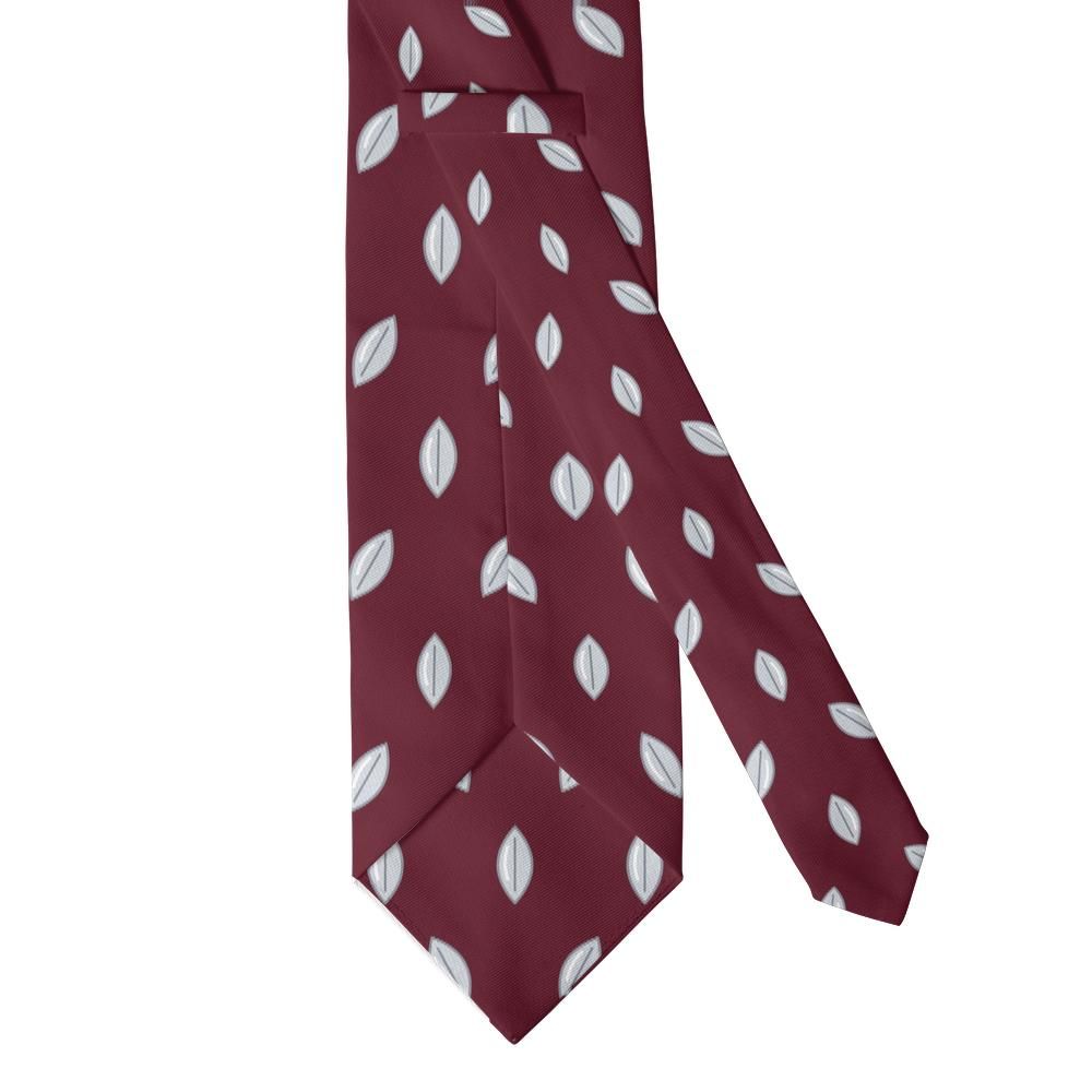 Jägerhorn - Burgundy & Silver Almond Dot Tie – Evening Reserve