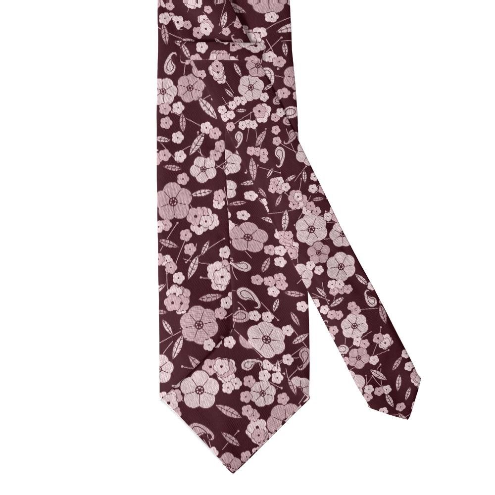 Czernin - Burgundy & Blush Garden Floral Tie – Rose Salon