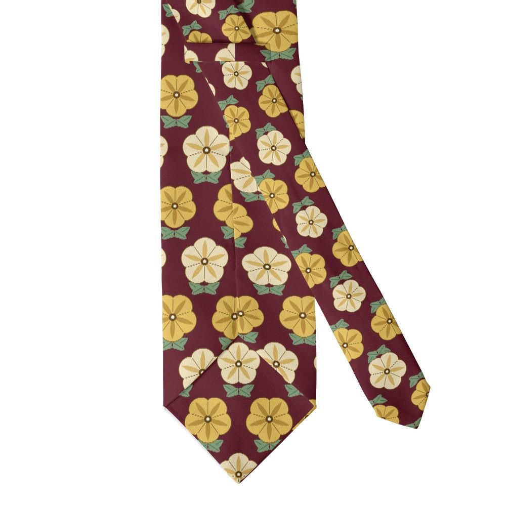 Dzieduszycki - Maroon & Gold Petunia Tie – Opera House
