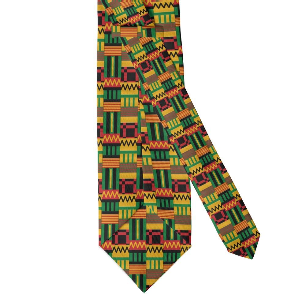 Ulfstand - Gold, Green & Red Kente Weave Tie – Ashanti Gold